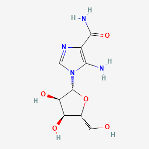 AICAR: AMPK Activation and the Exercise Mimetic Paradigm in Metabolic Research molecular structure