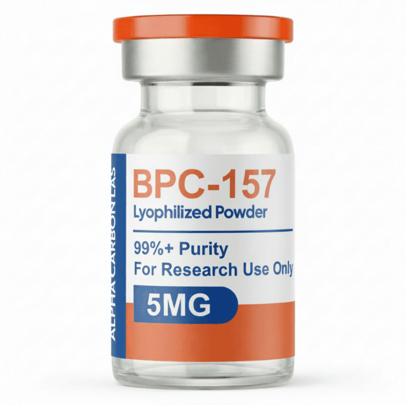 BPC-157 research peptide - high purity lyophilized powder for laboratory research