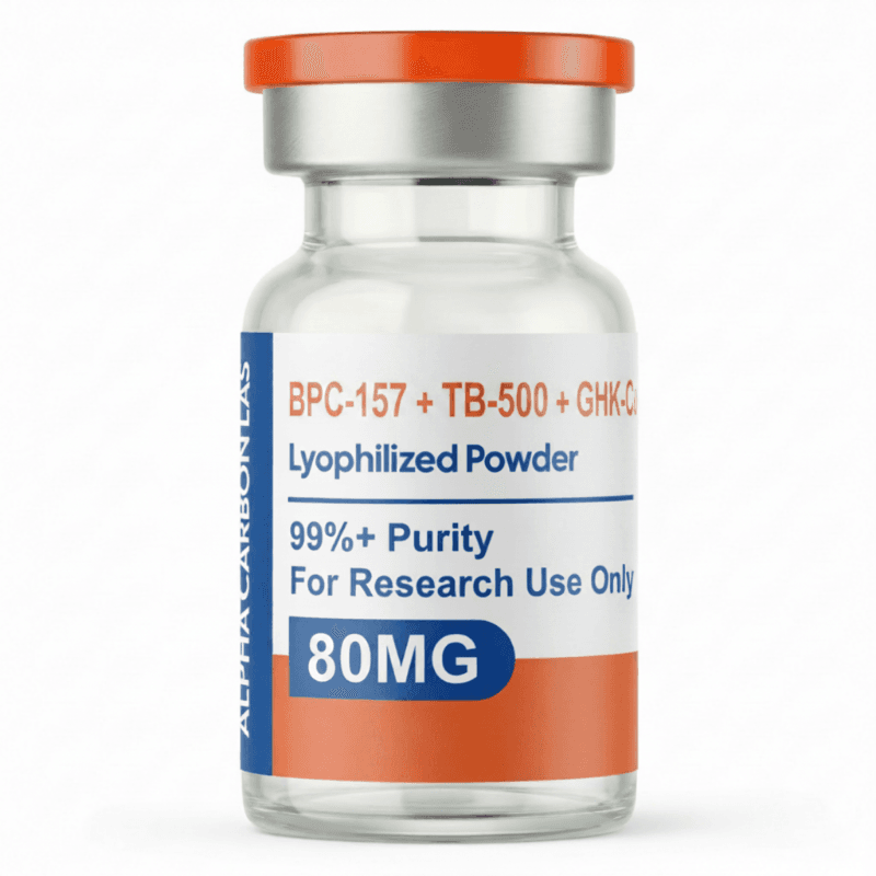 BPC-157 + TB-500 + GHK-Cu + KPV-10 KLOW Blend research peptide - high purity lyophilized powder for laboratory research