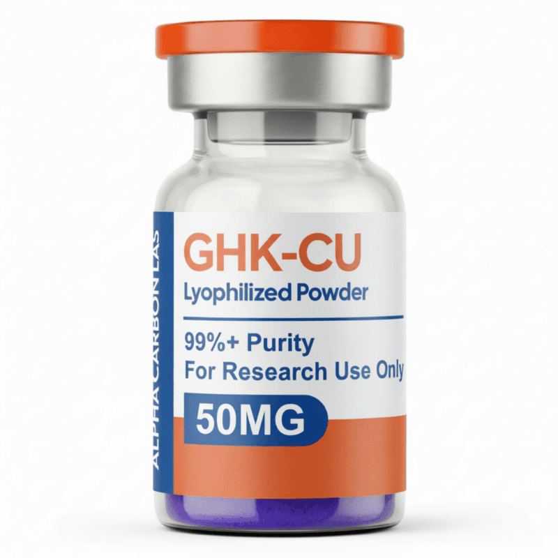 GHK-CU research peptide - high purity lyophilized powder for laboratory research