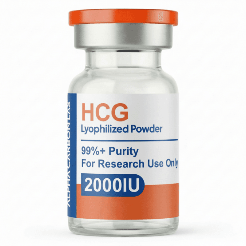 HCG research peptide - high purity lyophilized powder for laboratory research