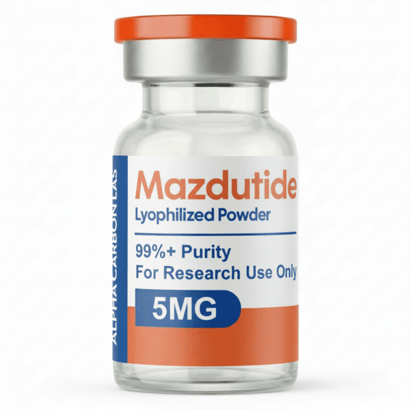 Mazdutide research peptide - high purity lyophilized powder for laboratory research