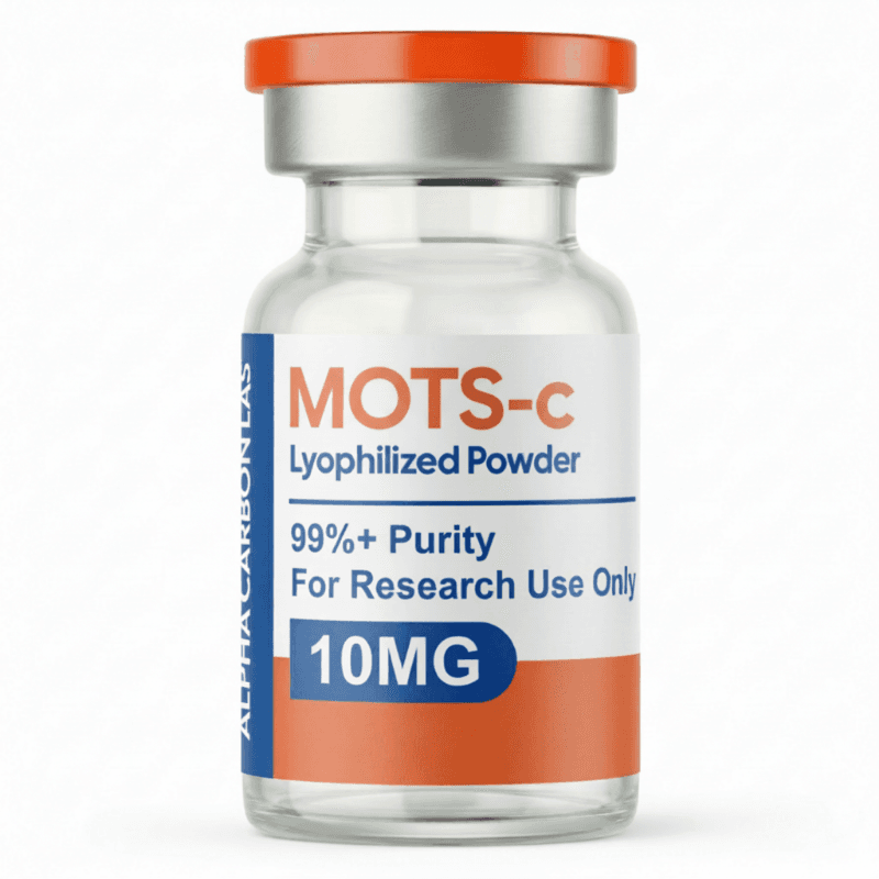 MOTS-c research peptide - high purity lyophilized powder for laboratory research