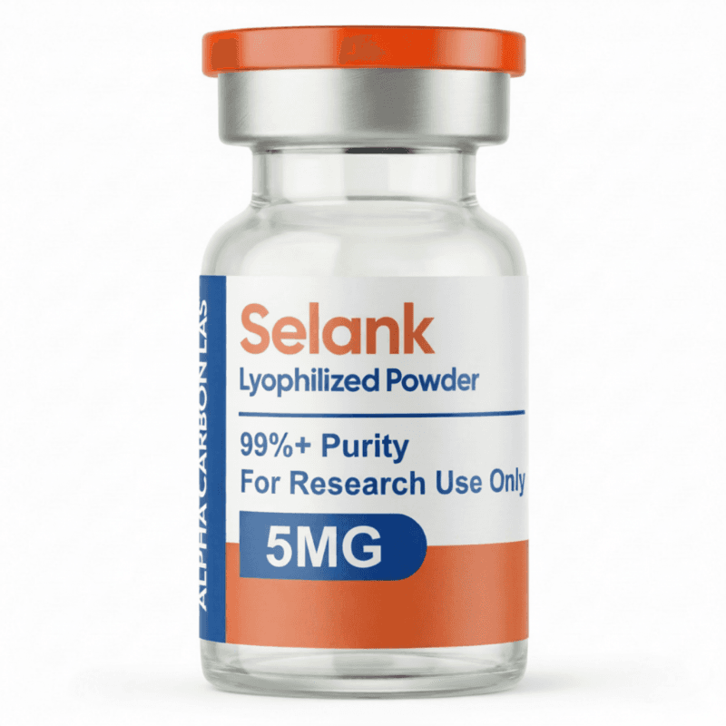 Selank research peptide - high purity lyophilized powder for laboratory research