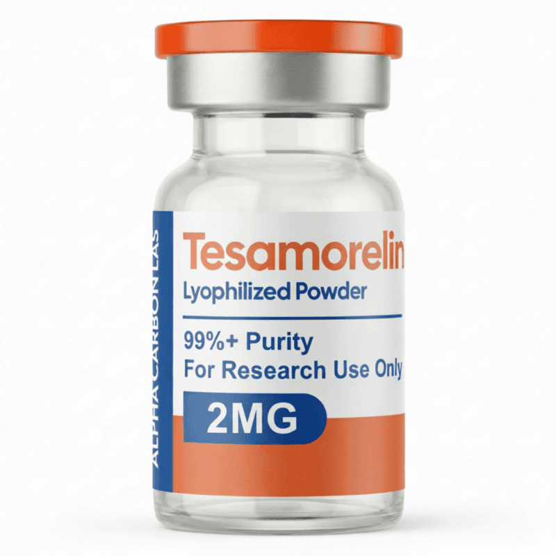 Tesamorelin research peptide - high purity lyophilized powder for laboratory research